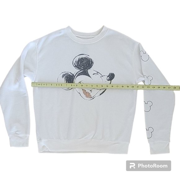 Disney Mickey Mouse Cartoon Graphic Sweatshirt Size M NEW - Picture 9 of 10
